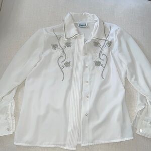 Vintage western style blouse! One of a kind!